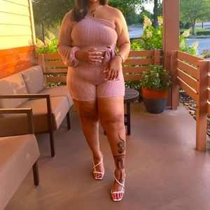 Matching set-pink/grey